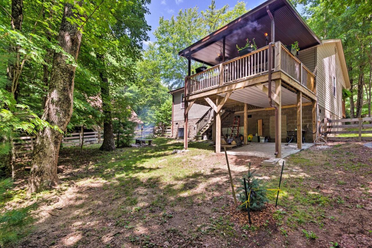 Beech Mountain Home With Covered Deck, Near Skiing! Экстерьер фото